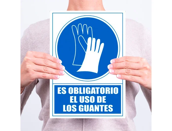Archivo 2000 Señal Obligatorio Uso de Guantes 210x297 mm