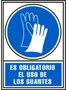 Archivo 2000 Señal Obligatorio Uso de Guantes 210x297 mm