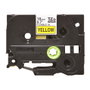 Brother TZe-FX641 Cinta laminada flexible Negro sobre Amarillo 18mm x 8m