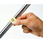 Brother TZe-FX641 Cinta laminada flexible Negro sobre Amarillo 18mm x 8m