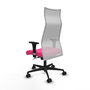 PIQUERAS Y CRESPO Sillón Albacete Rosa y Blanco con Mecanismo Sincro