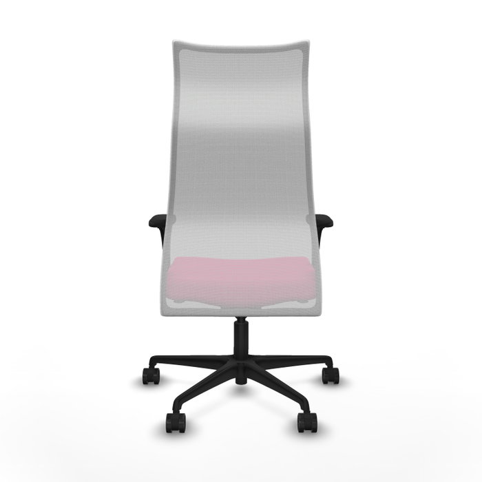 PIQUERAS Y CRESPO Sillón Albacete Rosa y Blanco con Mecanismo Sincro