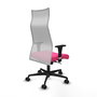 PIQUERAS Y CRESPO Sillón Albacete Rosa y Blanco con Mecanismo Sincro