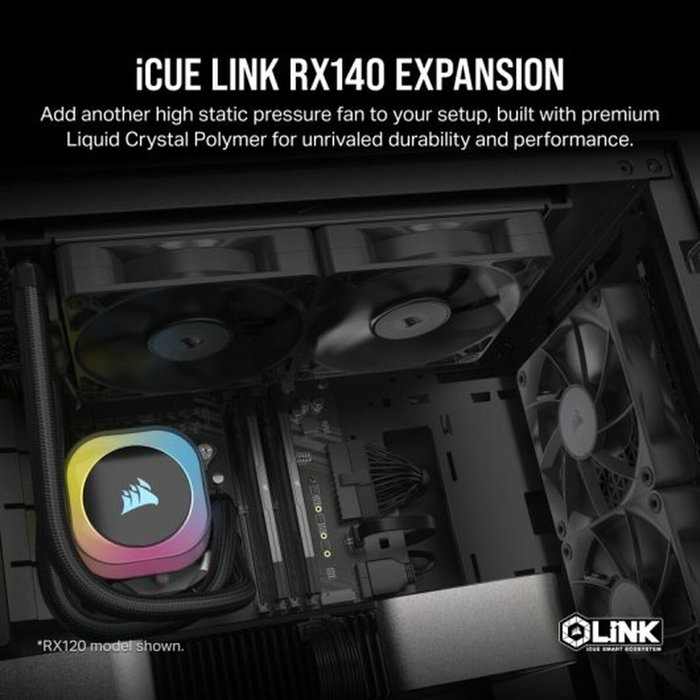Corsair RX Series iCUE Link RX140 Single Pack CO-9051011-WW Corsair RX Series iCUE Link RX140 Single Pack CO-9051011-WW