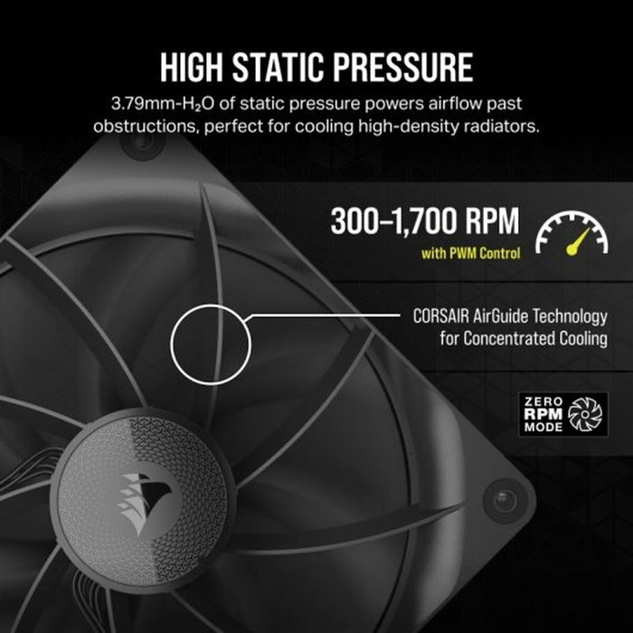 Corsair RX Series iCUE Link RX140 Single Pack CO-9051011-WW Corsair RX Series iCUE Link RX140 Single Pack CO-9051011-WW