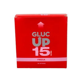 Gluc Up Fresa 15 G X10 Sticks 30 Ml Bebida Energética