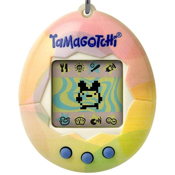Bandai Tamagotchi Original, Mascota Virtual Electrónica con Sonido y Luces, 5.5x4.5x2.5 cm, Incluye Pila CR2, Modelo Surtido, para 8+ Años
