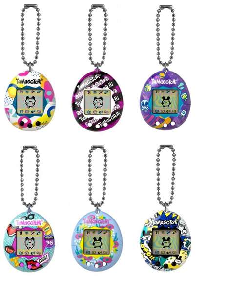 Bandai Tamagotchi Original, Mascota Virtual Electrónica con Sonido y Luces, 5.5x4.5x2.5 cm, Incluye Pila CR2, Modelo Surtido, para 8+ Años