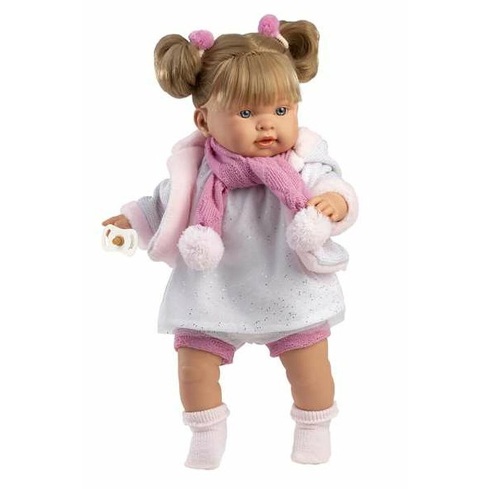Llorens Muñeca Alexandra Llorona de 42 cm con cuerpo de tela y sonido Llorens Muñeca Alexandra Llorona de 42 cm con cuerpo de tela y sonido