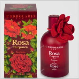 L'ERBOLARIO Rosa Purpurea Perfume 50Ml Mandarina Rosa Roja Muguete Iris Musgo