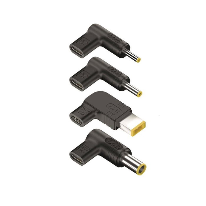 NGS Pack de 4 Clavijas USB-C para Portátil Lenovo, Modelo BUD-L (5.5 x 2.5 mm, 4.0 x 1.7 mm, Flat pin, 7.9 x 5.5 mm) NGS Pack de 4 Clavijas USB-C para Portátil Lenovo, Modelo BUD-L (5.5 x 2.5 mm, 4.0 x 1.7 mm, Flat pin, 7.9 x 5.5 mm)