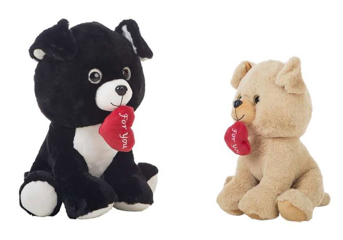 Creaciones Llopis Perro con Corazón For You 42cm Poliéster