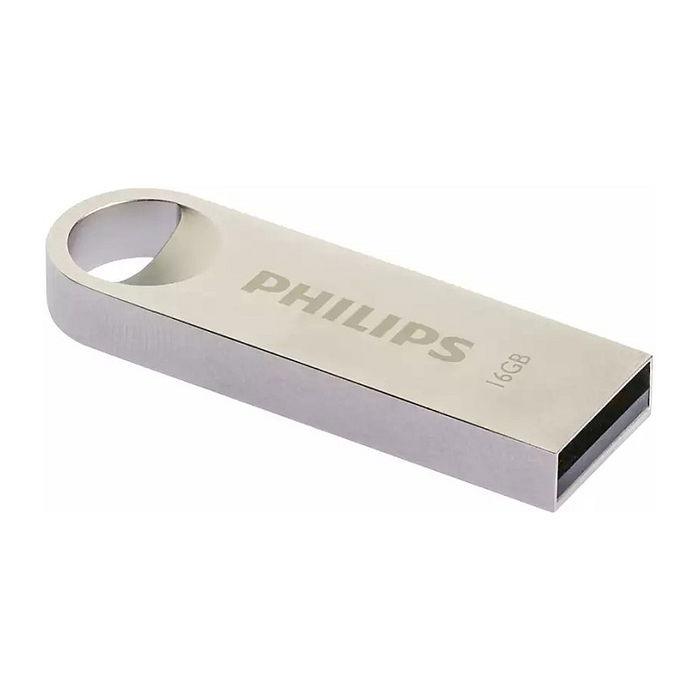 Philips FM16FD160B Memoria USB 2.0 de 16GB, Moon Vintage Silver, Plata