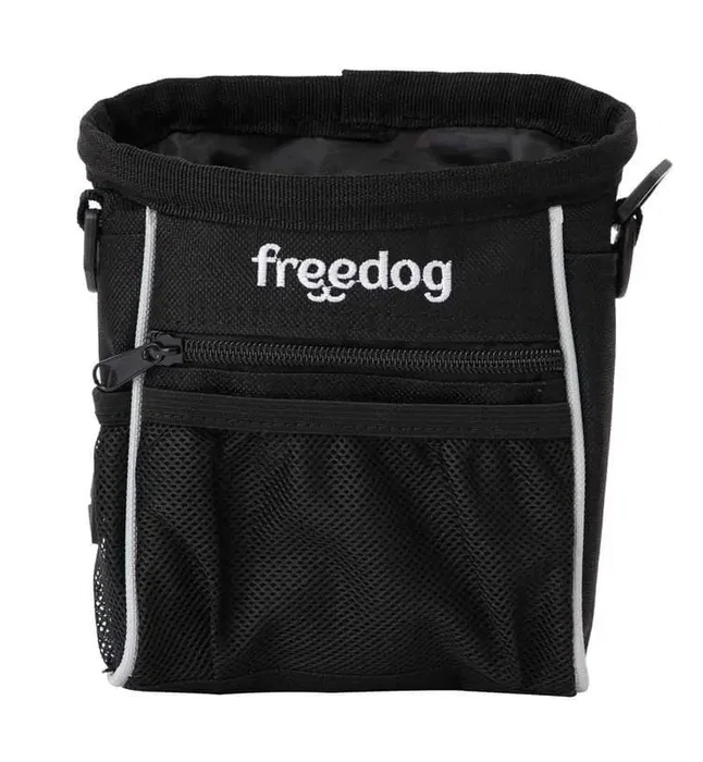 Freedog Bolsa para Premios Negra y Gris 18,5 x 15 cm Freedog Bolsa para Premios Negra y Gris 18,5 x 15 cm