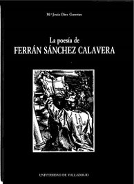 La poesía de Ferran Sanchez Calavera, Maria Jesus Diez Garretas - UNIV.VALLADOLID