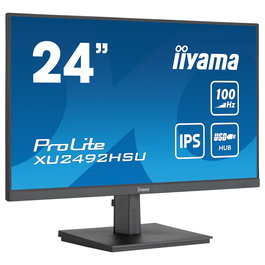 iiyama ProLite XU2492HSU-B6 Monitor LED IPS 23.8" Full HD 1920x1080 100Hz AMD FreeSync 0.4 ms USB Hub Altavoces Negro