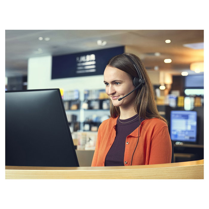 EPOS IMPACT 100 MS Mono Auricular con Cable USB-C/USB-A para Oficina y Centro de Llamadas, Certificado para Microsoft Teams