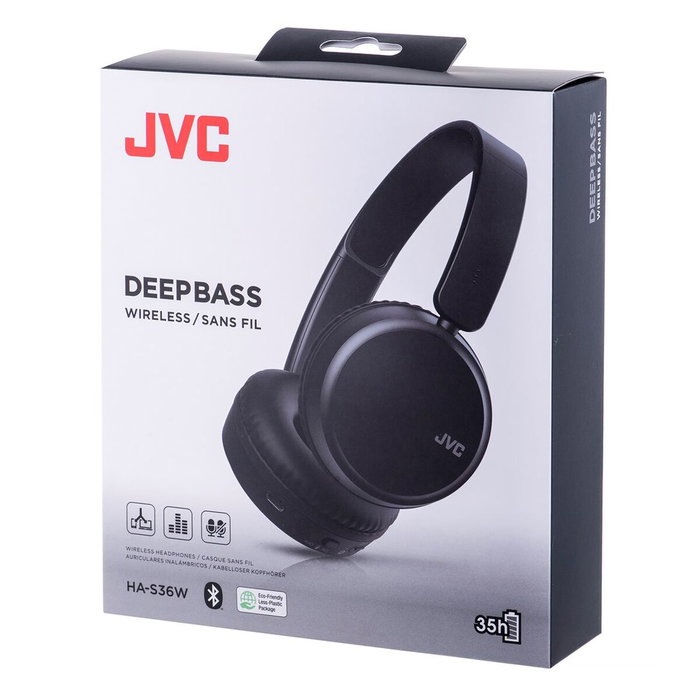 JVC HA-S36W Auriculares Inalámbricos con Micrófono Negro