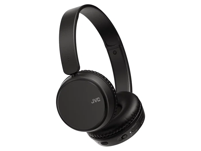 JVC Auriculares Diadema Inalámbricos Bluetooth 5.2 HA-S36W, Negro, Circumaural, para Llamadas y Música, 35h Autonomía, Plegables, con Micrófono Integrado