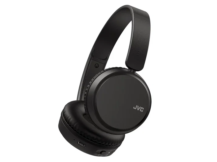 JVC Auriculares Diadema Inalámbricos Bluetooth 5.2 HA-S36W, Negro, Circumaural, para Llamadas y Música, 35h Autonomía, Plegables, con Micrófono Integrado