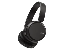 JVC HA-S36W Auriculares Inalámbricos Bluetooth 5.2 Diadema Plegable con Micrófono para Llamadas y Música, Negro, 35h Autonomía