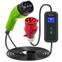 Qoltec Cargadora Móvil para Vehículo Eléctrico 11kW Tipo 2, 3 Fases, Wi-Fi, 5m