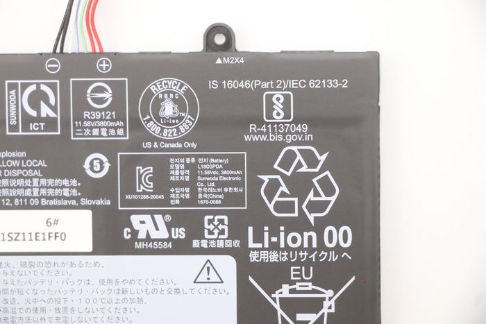 Lenovo Batería L19D3PDA de 45Wh y 11,58V Lenovo Batería L19D3PDA de 45Wh y 11,58V