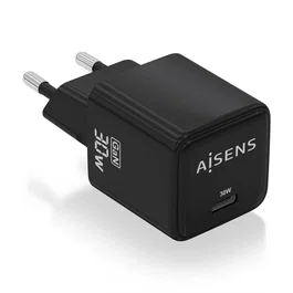 Aisens Cargador GaN 30W USB-C Negro ASCH-30W1P036-BK