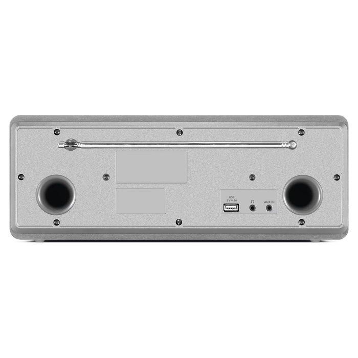 TechniSat DigitRadio 372 CD IR - Radio Internet con CD, DAB+, FM, Bluetooth 5.0, WiFi, Pantalla TFT 2.4", Altavoces Estéreo, Plata