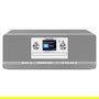 TechniSat DigitRadio 372 CD IR - Radio Internet con CD, DAB+, FM, Bluetooth 5.0, WiFi, Pantalla TFT 2.4", Altavoces Estéreo, Plata