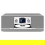 TechniSat DigitRadio 372 CD IR - Radio Internet con CD, DAB+, FM, Bluetooth 5.0, WiFi, Pantalla TFT 2.4", Altavoces Estéreo, Plata