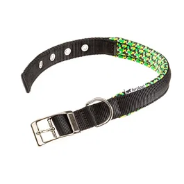Ferplast Collar Daytona Fantasy C25 45 Negro para Perro Ajustable de 37-45 cm Ancho 25 mm