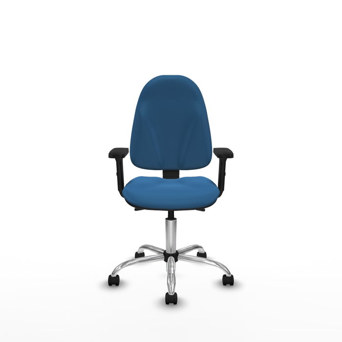 PIQUERAS Y CRESPO Silla de oficina Algarra Azul claro con mecanismo Asincro