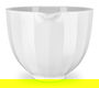 Kitchenaid 5KSM2CB5PWS Bol de Cerámica Blanco, Ligero, Apto Microondas, Horno y Congelador, con Pico Vertedor y Asa
