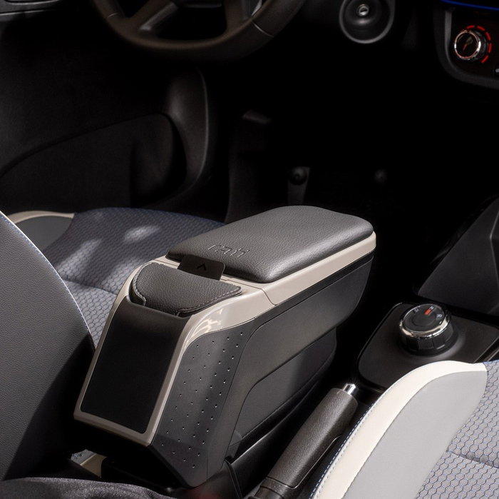 Armster Reposabrazos Armster 2 para Honda Jazz 2016-2019 Polipiel Gris