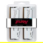 Kingston FURY Beast 64GB DDR5 5200MT/s CL40 Kit de 2 Blanco RGB XMP