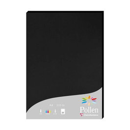 Papel Clairefontaine Pollen A4 210G 25H Negro