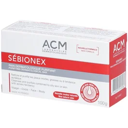 Laboratoire ACM Sebionex Barra limpiadora de purificación 100 g