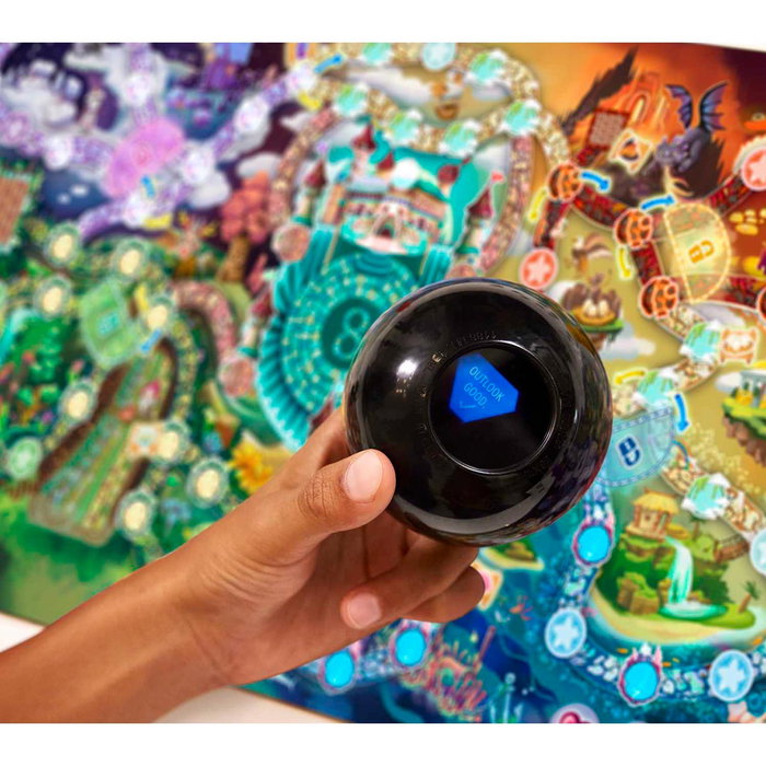 Mattel Games Juego Bola 8 Mágica Encuentros Mágicos HPJ72 Juego de Mesa Cooperativo +7 Años