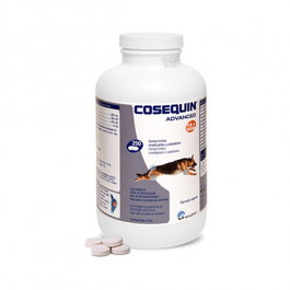 Cosequin Advanced HA Comprimidos - 120 uds. para Perros con Glucosamina, Condroitina, Ácido Hialurónico y MSM para el Soporte Articular