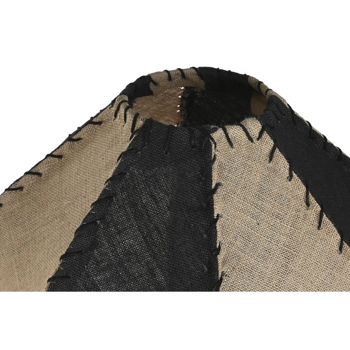 DKD Home Decor Lámpara de Pie de Yute y Hierro Bicolor Natural