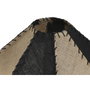 DKD Home Decor Lámpara de Pie de Yute y Hierro Bicolor Natural