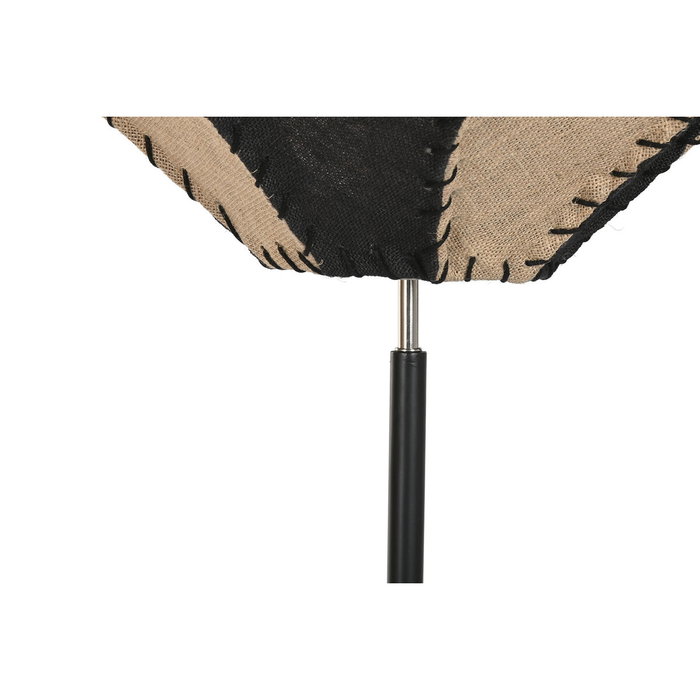 DKD Home Decor Lámpara de Pie de Yute y Hierro Bicolor Natural