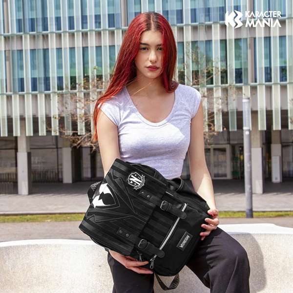 Karactermania Mochila Oxford Miércoles Uniform Negro