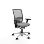 PIQUERAS Y CRESPO Silla de oficina Haches Gris con mecanismo Sincro/Traslack