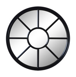 DKD Home Decor Espejo Tradicional Negro 5 x 100 x 100 cm
