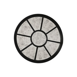 DKD Home Decor Espejo Tradicional Negro 5 x 100 x 100 cm