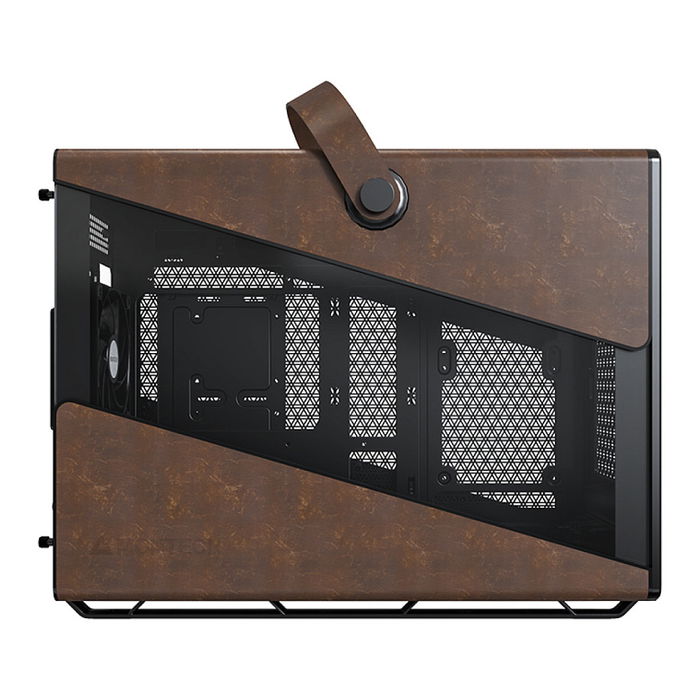 Montech Heritage 30 Pro TG Black/Brown Midi Tower para PC Negro micro ATX, Mini-ITX, Imitación piel