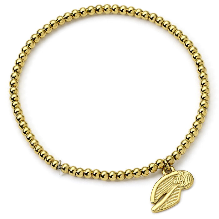 THE CARAT SHOP Pulsera Snitch Dorada Harry Potter de cuentas extensible de 18 cm THE CARAT SHOP Pulsera Snitch Dorada Harry Potter de cuentas extensible de 18 cm