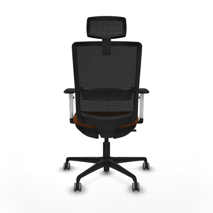 PIQUERAS Y CRESPO Silla de oficina Haches con mecanismo Sincro/Traslack, Marrón y Negro PIQUERAS Y CRESPO Silla de oficina Haches con mecanismo Sincro/Traslack, Marrón y Negro